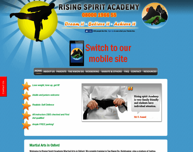 Rising-spirit-academy.co.uk thumbnail