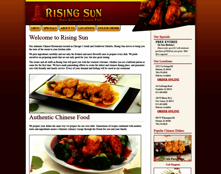 Risingsunrestaurants.com thumbnail