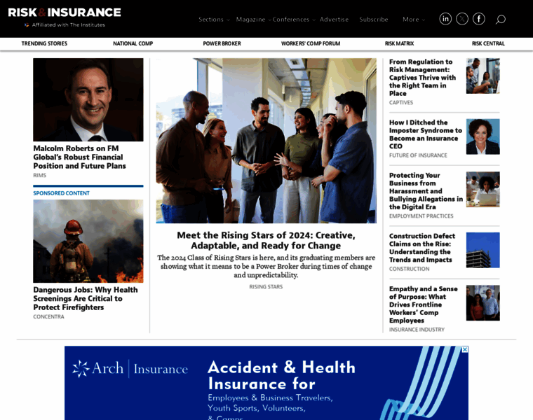 Riskandinsurance.com thumbnail