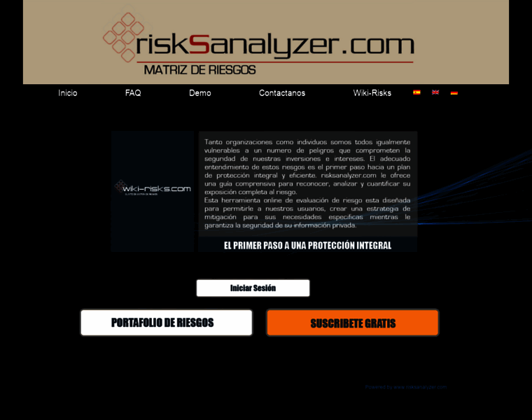 Risksanalyzer.com thumbnail