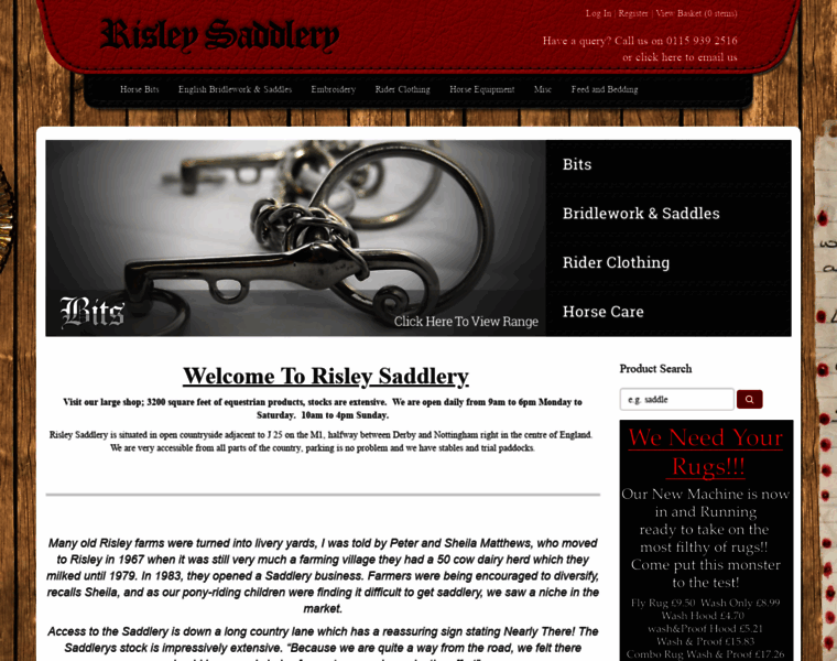 Risleysaddlery.co.uk thumbnail