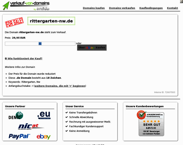 Rittergarten-nw.de thumbnail