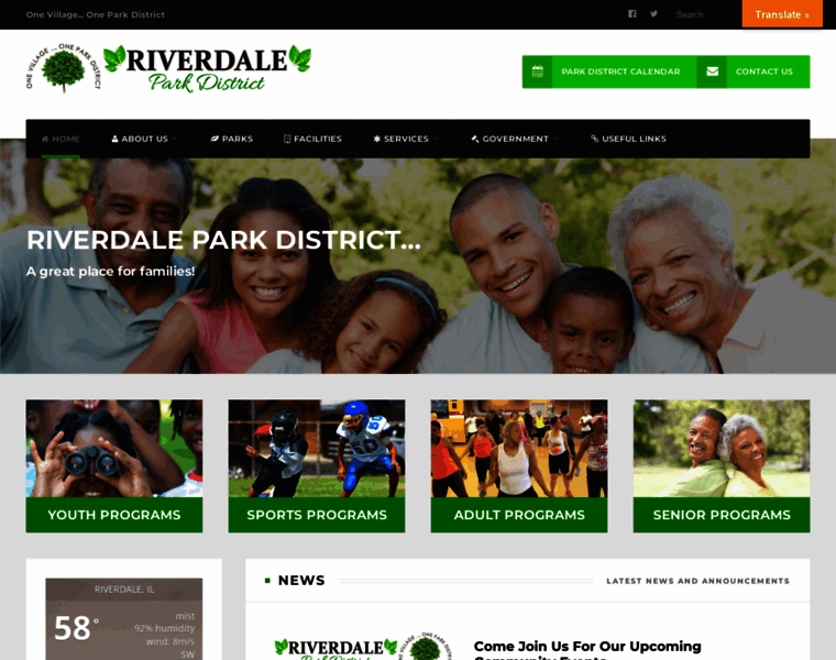 Riverdaleparkdistrict.com thumbnail