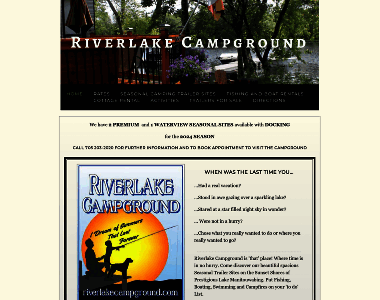 Riverlakecottages.com thumbnail