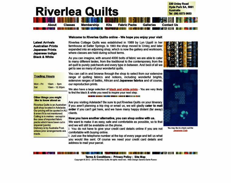 Riverleaquilts.com thumbnail