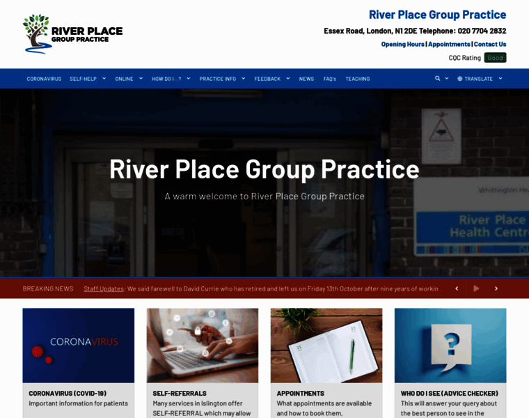 Riverplacegrouppractice.co.uk thumbnail