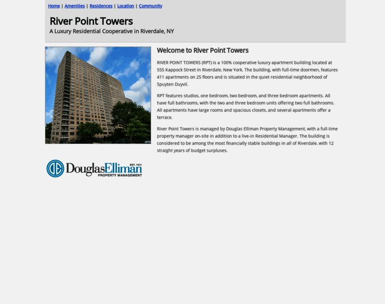 Riverpointtowers.com thumbnail
