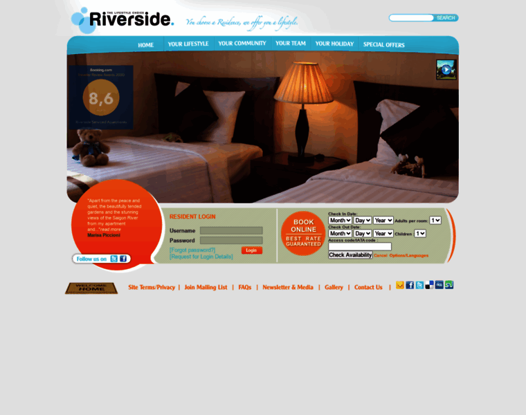 Riverside-apartments.com thumbnail