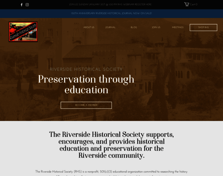 Riversidehistoricalsociety.org thumbnail