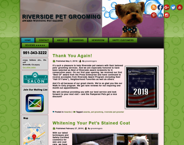 Riversidepetgrooming.com thumbnail