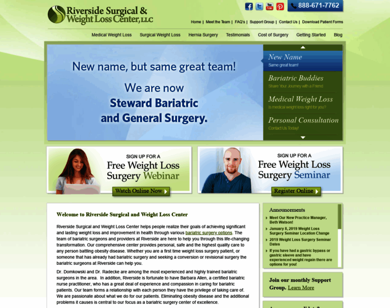Riversidesurgicalweightloss.com thumbnail