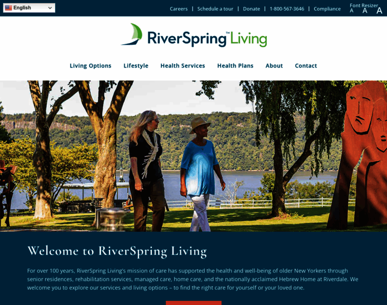 Riverspringliving.org thumbnail