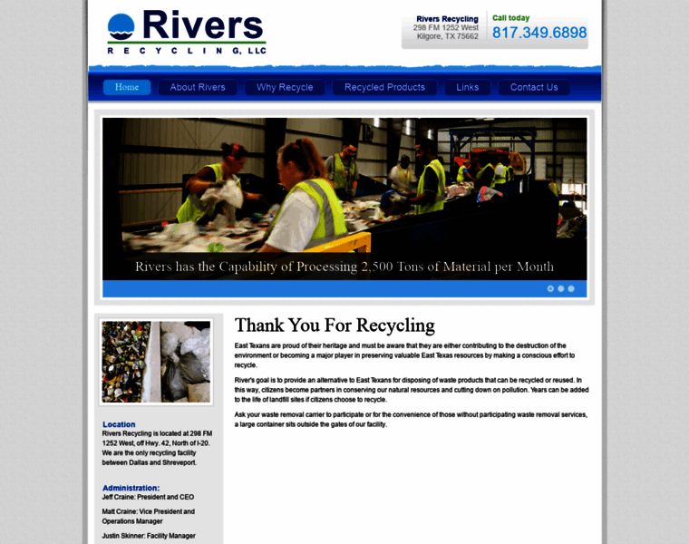 Riversrecycling.com thumbnail