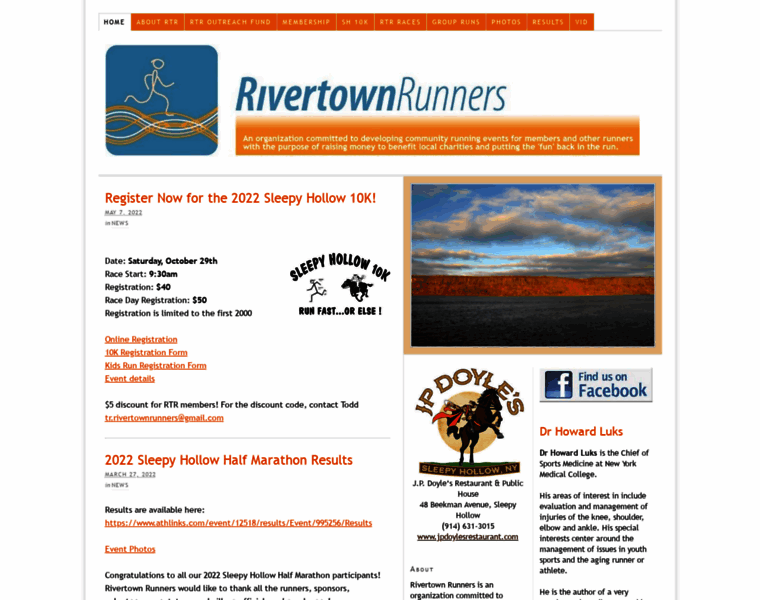 Rivertownrunners.org thumbnail