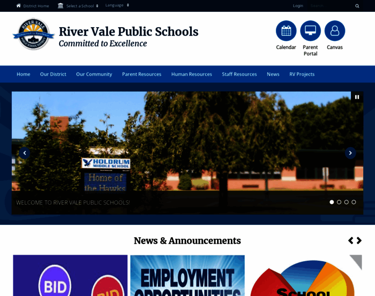 Rivervaleschools.com thumbnail