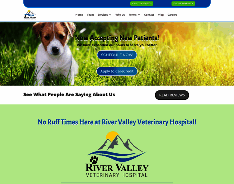 Rivervalleyveterinaryhospital.com thumbnail