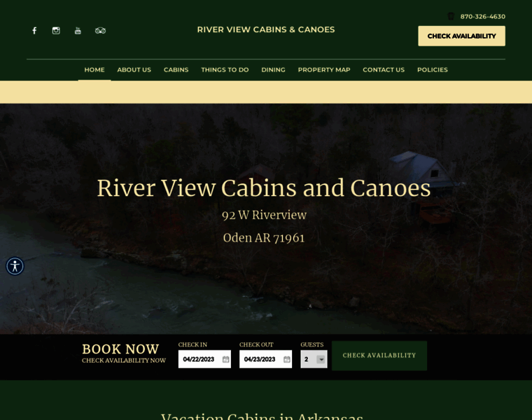 Riverviewcabins-canoes.com thumbnail