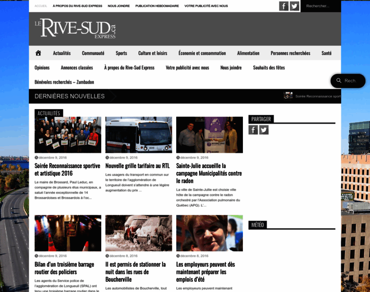 Rivesudexpress.ca thumbnail