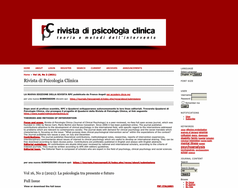 Rivistadipsicologiaclinica.it thumbnail
