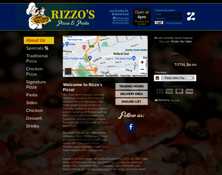 Rizzopizza.com.au thumbnail