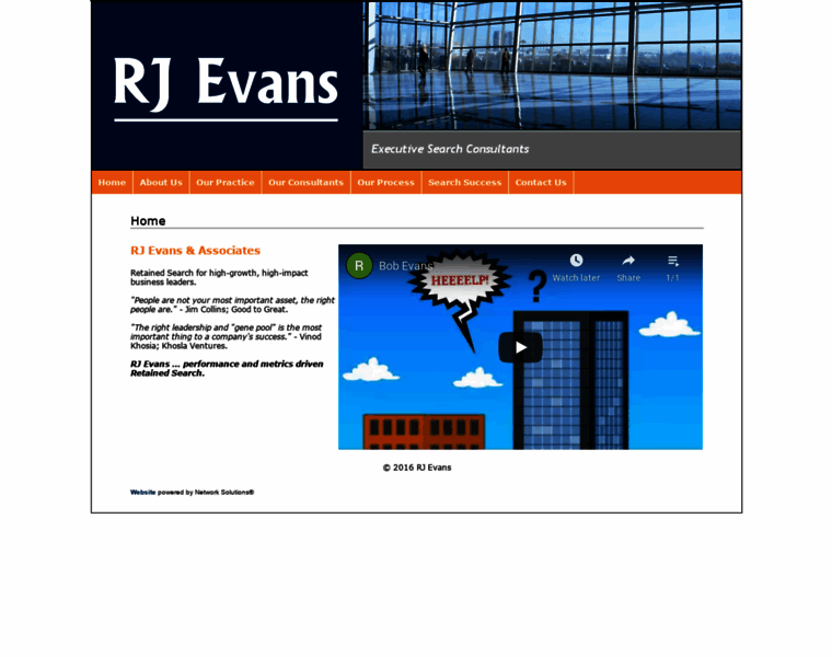 Rjevans.com thumbnail