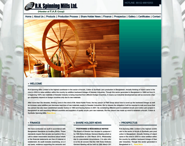 Rnspinningmills.com thumbnail