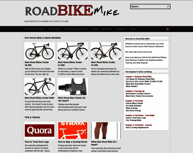 Roadbikemike.com thumbnail