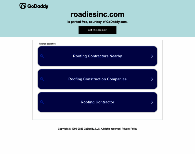Roadiesinc.com thumbnail