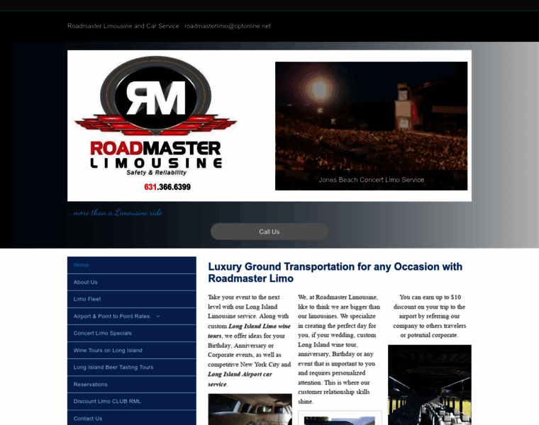 Roadmasterlimo.com thumbnail