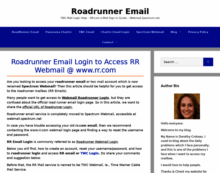 Roadrunner-email.org thumbnail