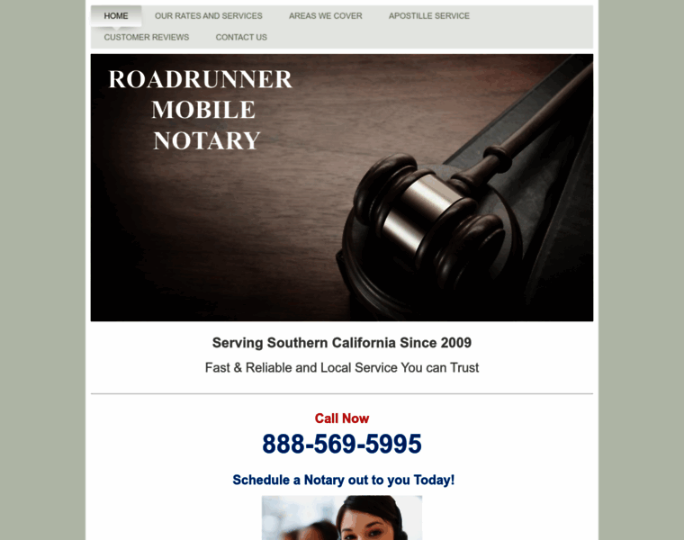 Roadrunner-notary-services.com thumbnail