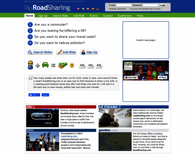 Roadsharing.com thumbnail