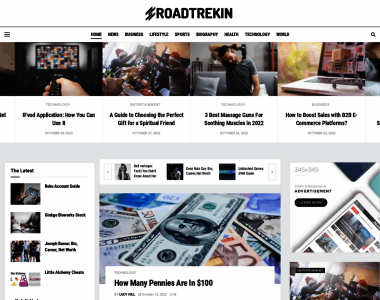 Roadtrekin.com thumbnail