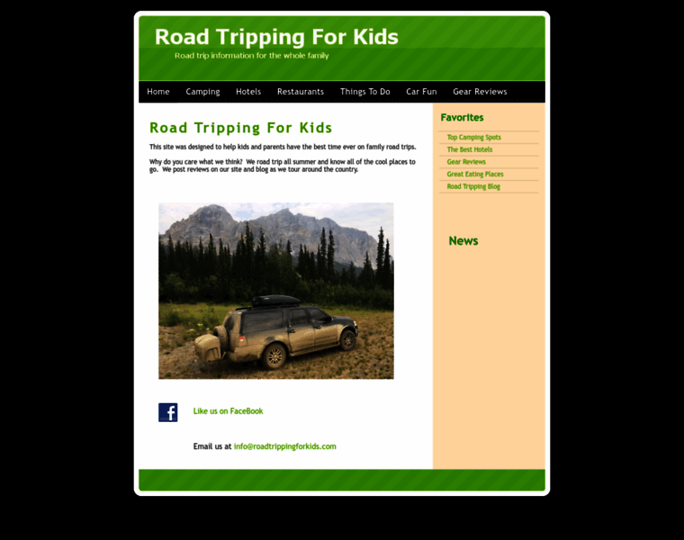 Roadtrippingforkids.com thumbnail