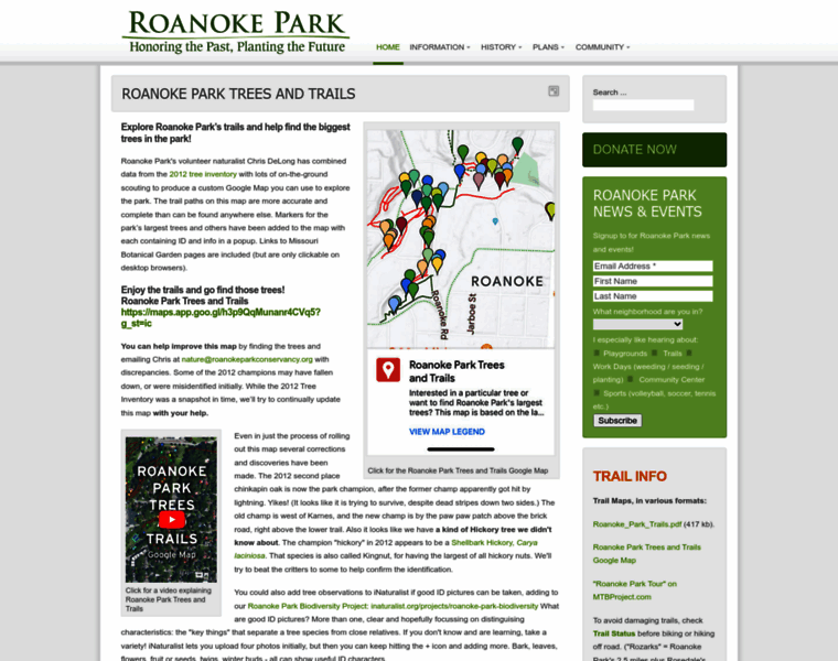 Roanokeparkkc.org thumbnail