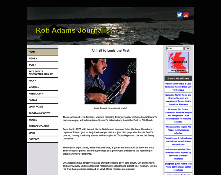 Robadamsjournalist.com thumbnail