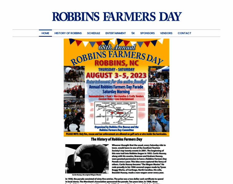 Robbinsfarmersday.com thumbnail