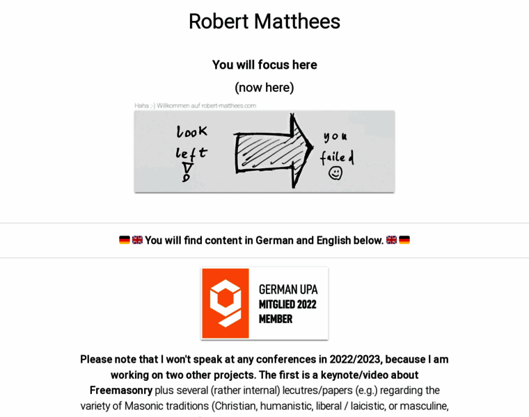 Robert-matthees.com thumbnail