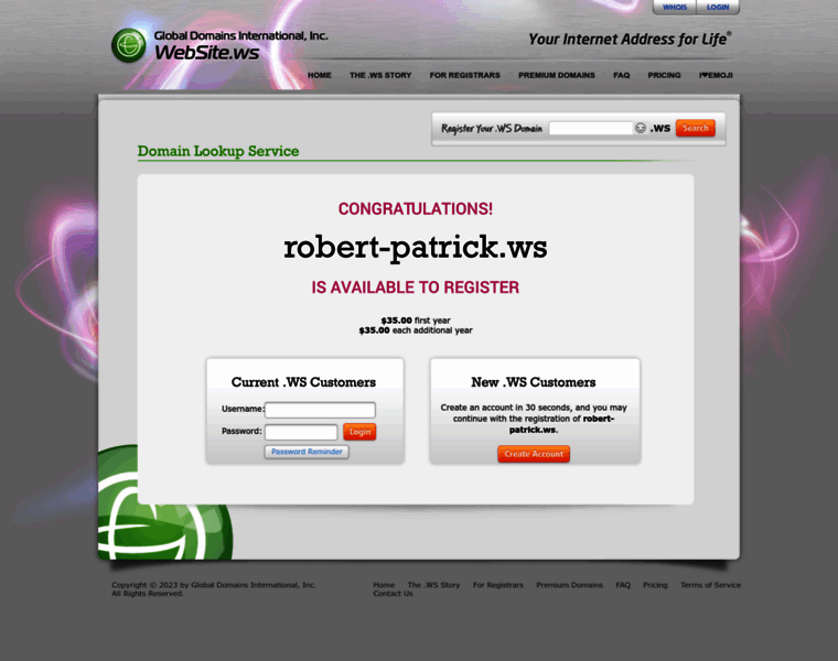 Robert-patrick.ws thumbnail