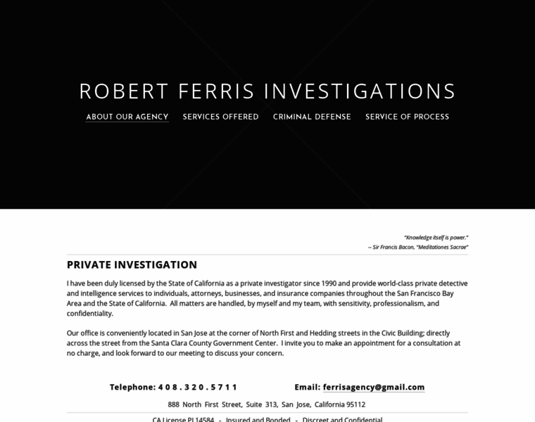Robertferrisinvestigations.com thumbnail