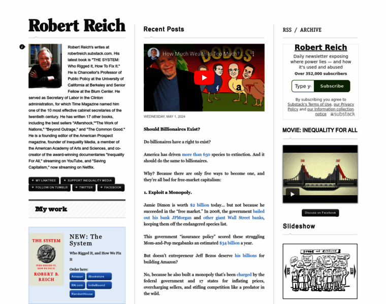 Robertreich.org thumbnail