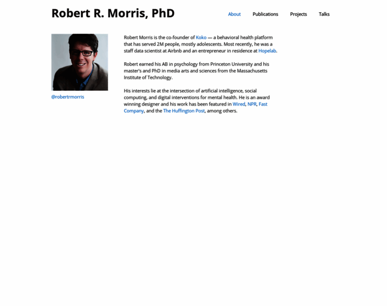 Robertrmorris.org thumbnail