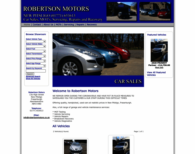 Robertsonmotors.co.uk thumbnail