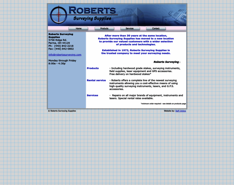 Robertssurveying.com thumbnail