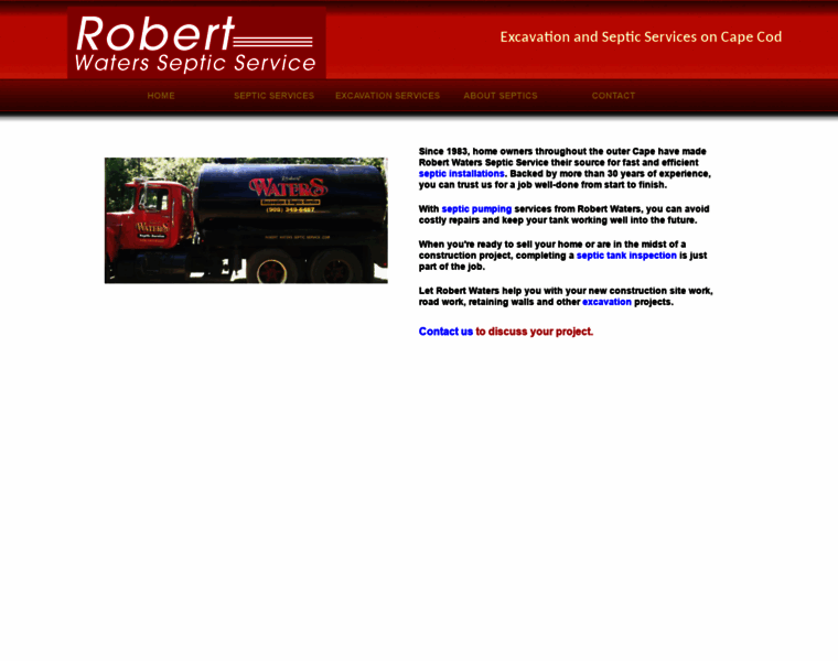 Robertwaterssepticservice.com thumbnail