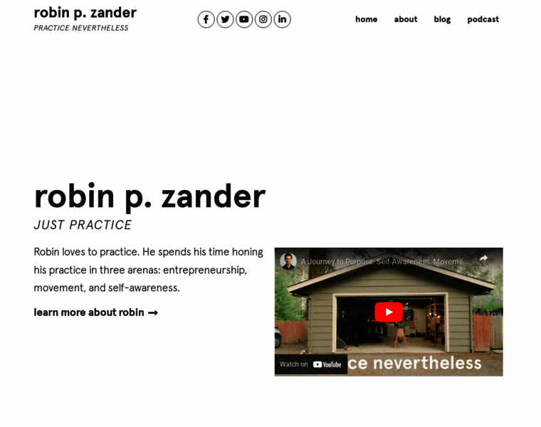 Robinpzander.com thumbnail