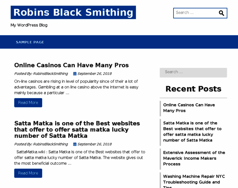 Robinsblacksmithing.com thumbnail