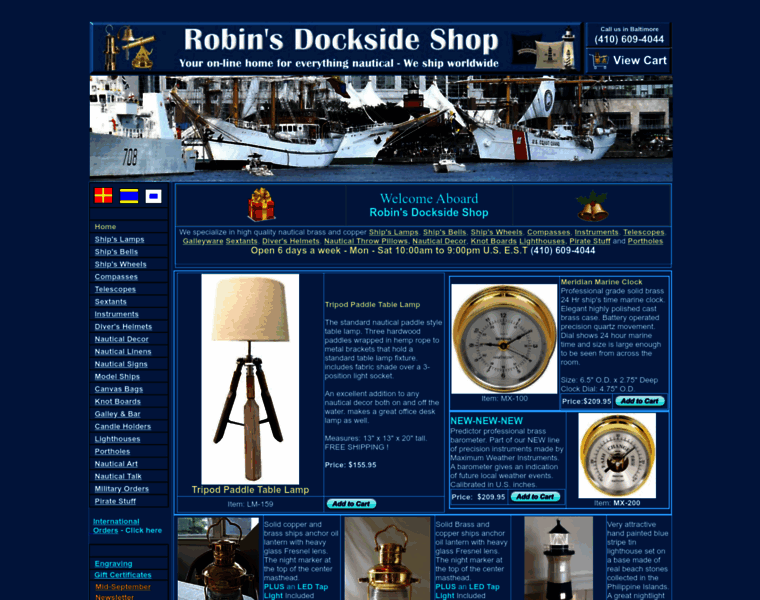 Robinsdocksideshop.com thumbnail