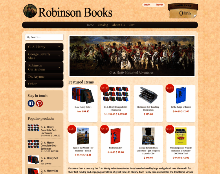 Robinsonbooks.com thumbnail