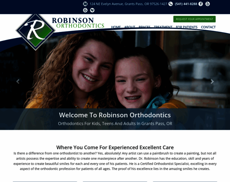 Robinsonorthodontics.net thumbnail